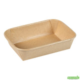 Containers, Sushi, Matsuri Vision 17 Ounce, Paper, Kraft, 6.50 x 4.75 x 1.50 Inch, Rectangular,50 - 1 EACH