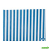 Food Wrap & Basket Liners, RW Base 15 x 11 Inch, Greaseproof Paper, Blue & White Stripe,10 - 200 COUNT