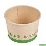 Cups, To-Go, Sustain 4 Ounce, PLA-Lined Bamboo Paper, Round, 3 x 3 x 2.50 Inch,4 - 50 COUNT