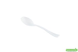 Spoons, Plastic, White, 4 Inch, 4 Linear Inch,1 - 500 COUNT