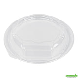 Lids, Bento Tek, Plastic, Clear, 6.75 x 6.75 x 1.25 Inch, Round, for 10 Ounce Asian-Style Bowl,100 - 1 EACH