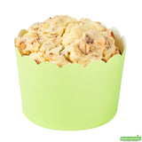 Cups, Baking, 10 Ounce, Paper, Eco Green, Scallop, Jumbo 3.50 x 3.50 x 2.50 Inch, Round,200 - 1 EACH