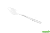 Spoons, Moderna, Plastic, Clear, 7.3 Linear Inch,1 - 250 COUNT