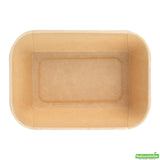 Containers, Sushi, Matsuri Vision 34 Ounce, Paper, Kraft, 6.50 x 4.75 x 2.75 Inch, Rectangular,2 - 50 COUNT