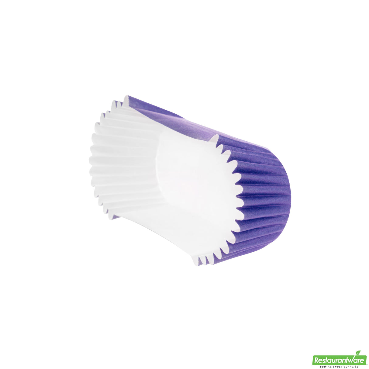 Cups, Baking, 1 Ounce, Paper, Purple, Ridged, 3.50 x 1.50 x 0.75 Inch, Elliptical,200 - 1 EACH