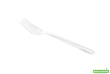 Forks, Moderna, Plastic, Clear, 7.3 Linear Inch,1 - 250 COUNT