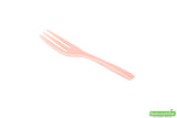 Forks, Cake, Heavyweight Plastic, Coral, 4 Inch, with Knife-Edge, 4 Linear Inch,1 - 500 COUNT