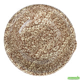 Bowls, Asian-Style, Bento Tek 10 Ounce, Microwavable Plastic, Brown & White, 6.75 x 6.75 x 1.50 Inch,4 - 100 COUNT