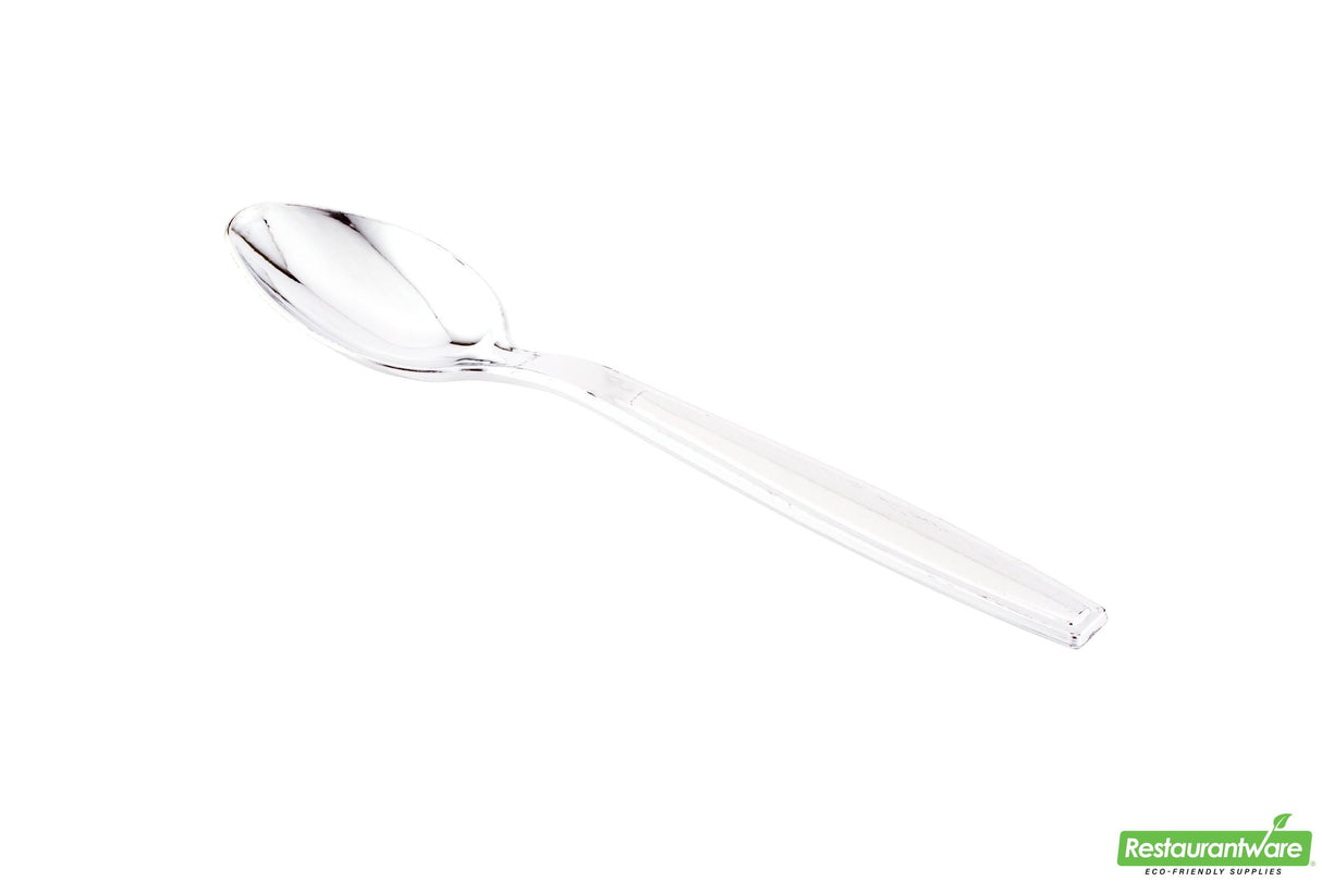 Spoons, Argento, Plastic, Silver, 5.5 Linear Inch,1 - 250 COUNT