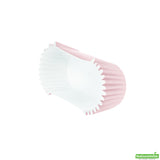 Cups, Baking, 1 Ounce, Paper, Pink, Ridged, 3.50 x 1.50 x 0.75 Inch, Elliptical,200 - 1 EACH
