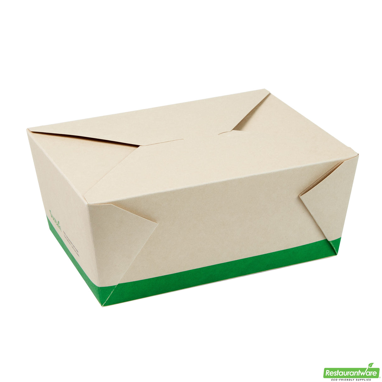 Containers, Take-Out, Sustain 98 Ounce, PLA-Lined Bamboo Paper, Clear, 8.50 x 6.25 x 3.50 Inch, #4, Rectangular,4 - 50 COUNT