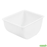 Insert, Bar Lux 1.50 Pint, White, Plastic, for 4-Compartment Condiment Caddy,1 - 1 EACH