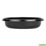 Dish, Sauce, Bento Tek 2 Ounce, Plastic, Black, 3 x 3 x 0.75 Inch, Round,10 - 100 COUNT