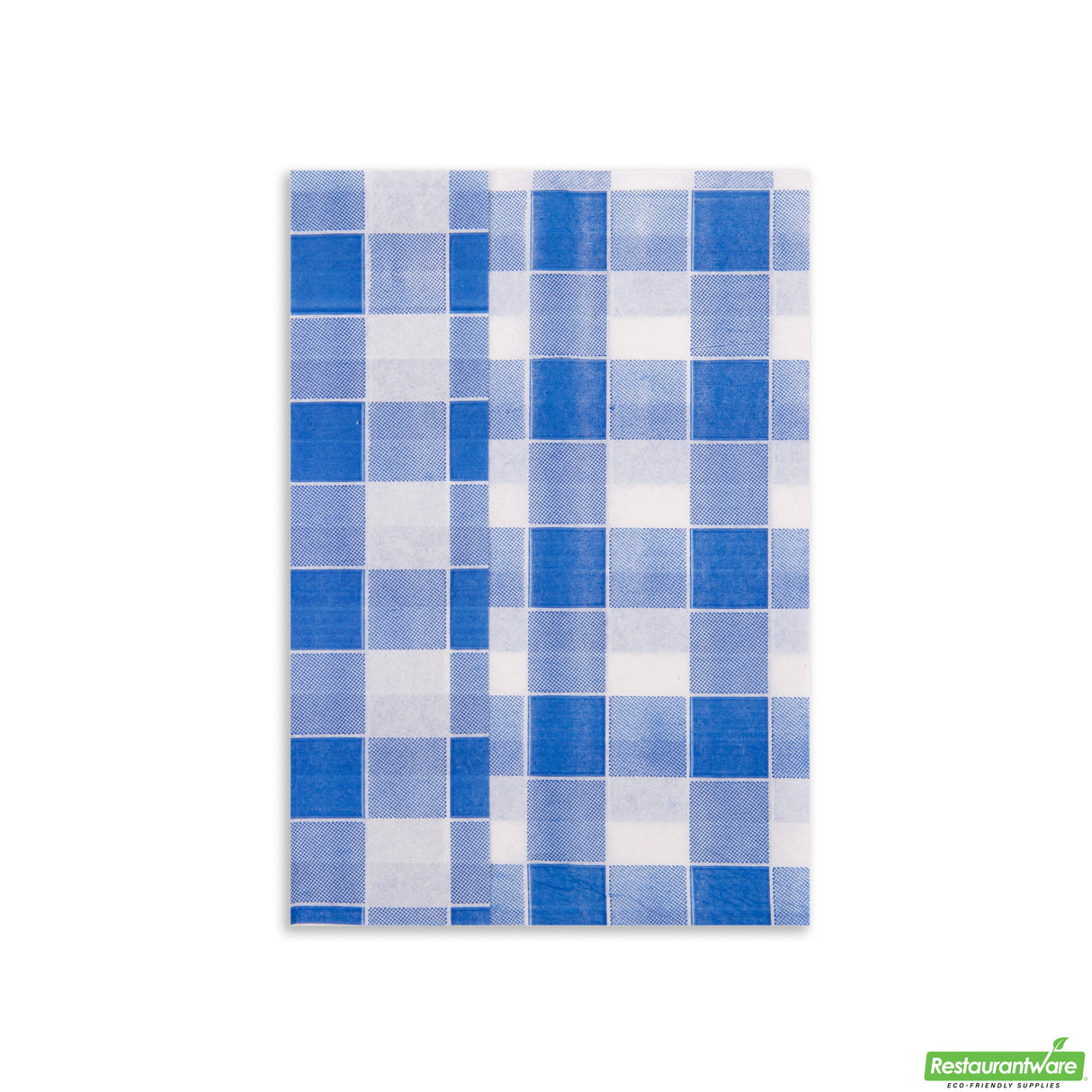 Napkins, 1 Ply, Picnic Print, Blue, 7 x 13.5 Inch,1 - 7000 COUNT