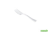 Forks, 4 Inch, Plastic, Silver, 4 Linear Inch,1 - 500 COUNT