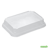 Lids, Matsuri Vision, Plastic, Clear, Anti-Fog, for 8 Ounce Sushi Containers, PET,50 - 1 EACH