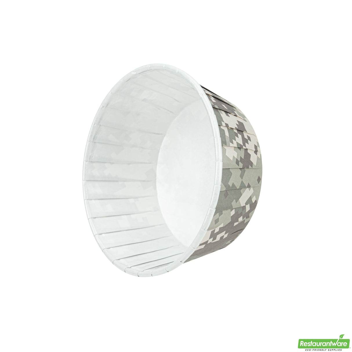Cups, Baking, 5 Ounce, Paper, Camouflage, Pleated, Large 3.75 x 3.75 x 1.50 Inch, Round,200 - 1 EACH