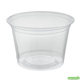 Cups, Dessert, RW Base 9 Ounce, Plastic, Clear, 3.75 x 3.75 x 2.75 Inch, Round,10 - 50 COUNT