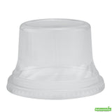 Lids, Tall Dome, RW Base, Plastic, Clear, 3.75 x 3.75 x 2.50 Inch, for Plastic Dessert Cup, Round,10 - 50 COUNT