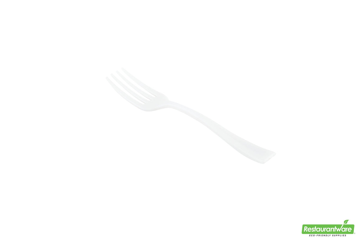Forks, Plastic, White, 4 Inch, 4 Linear Inch,1 - 500 COUNT
