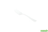 Forks, Plastic, White, 4 Inch, 4 Linear Inch,1 - 500 COUNT