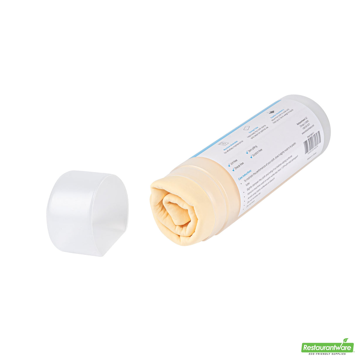 Cloth, Clean Tek Professional 25.25 x 17 Inc, Yellow, Chamois, includes Storage Tube,20 - 1 EACH