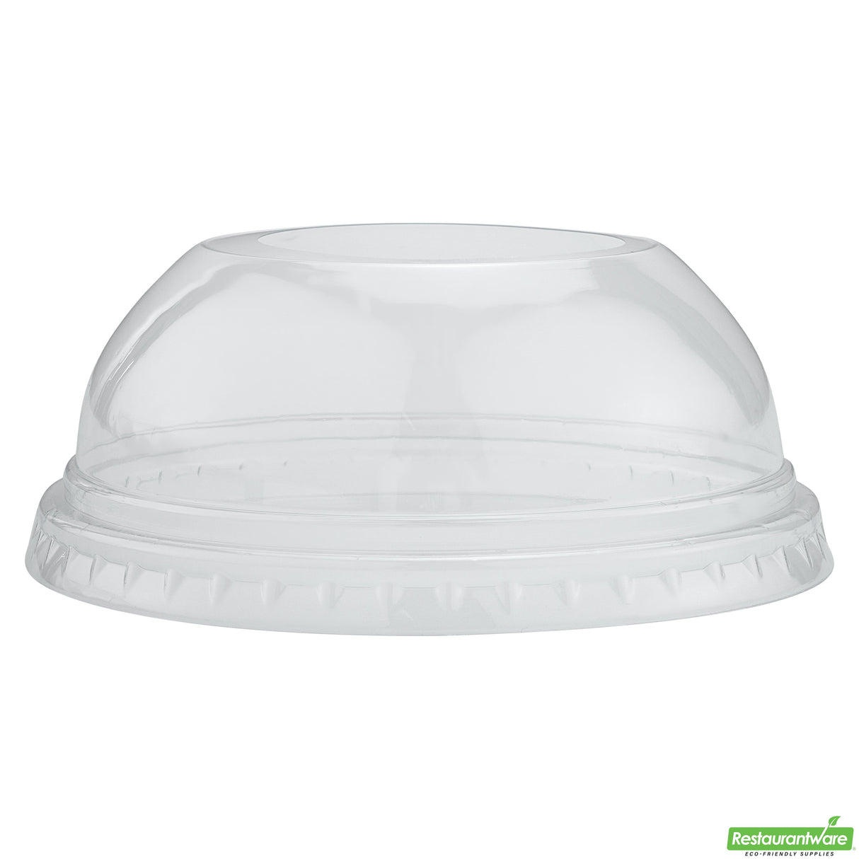 Lids, Dome, RW Base, Plastic, Clear, 3.75 x 3.75 x 1.50 Inch, for Plastic Dessert Cup, Round, Contains Hole,10 - 50 COUNT