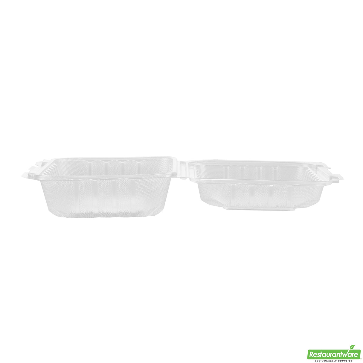 Containers, RW Base 29 Ounce, Microwavable Plastic, Clear, 9 x 6 x 2.75 Inch, Anti-Fog Clamshell, Rectangular,2 - 50 COUNT
