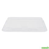 Lids, Bento Tek, Plastic, Clear, Square, for 40 Ounce Bento Box,2 - 50 COUNT