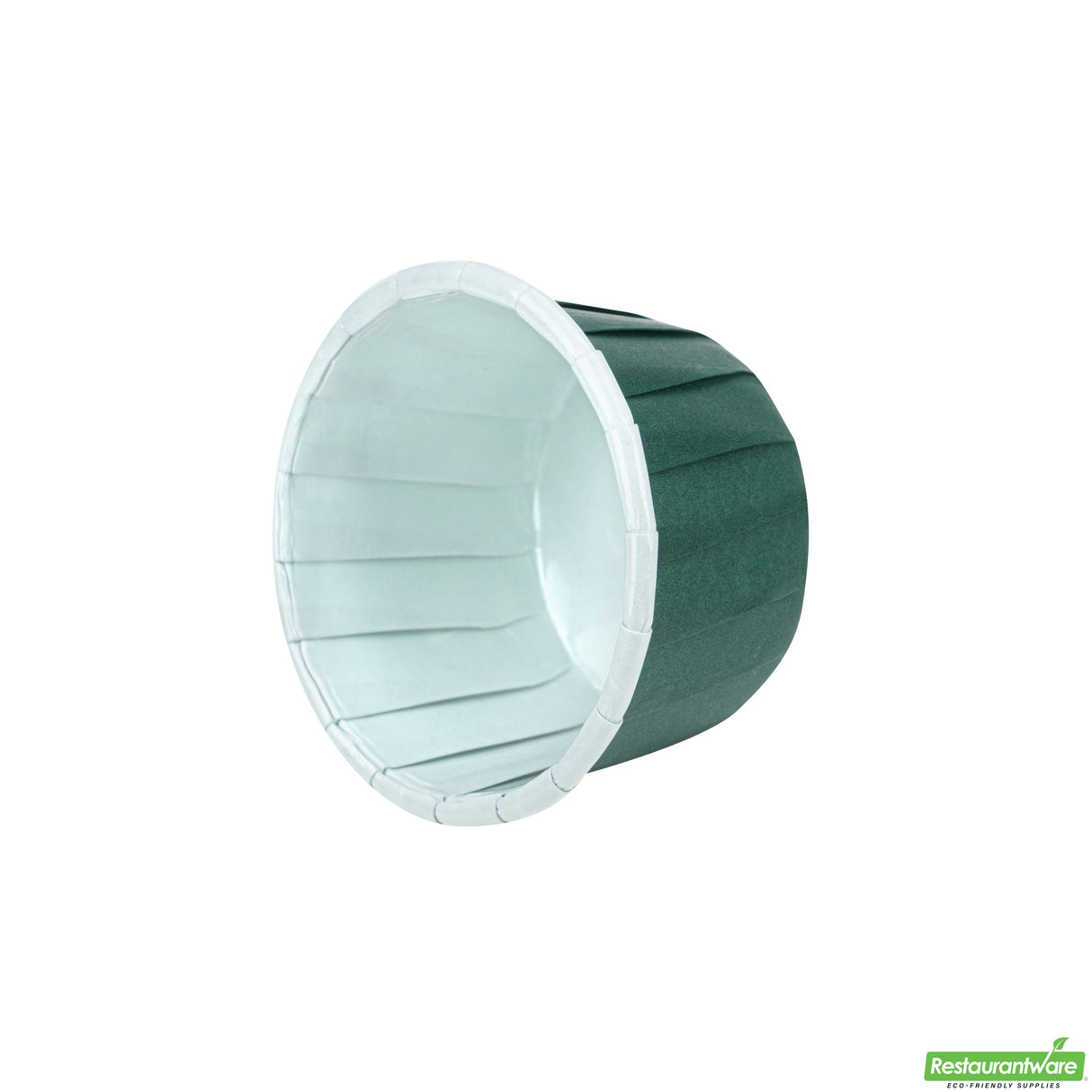 Cups, Baking, 1 Ounce, Paper, Forest Green, Pleated, Small 2 x 2 x 1.25 Inch, Round,200 - 1 EACH