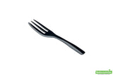 Forks, Cake, Heavyweight Plastic, Black, 4 Inch, with Knife-Edge, 4 Linear Inch,1 - 500 COUNT