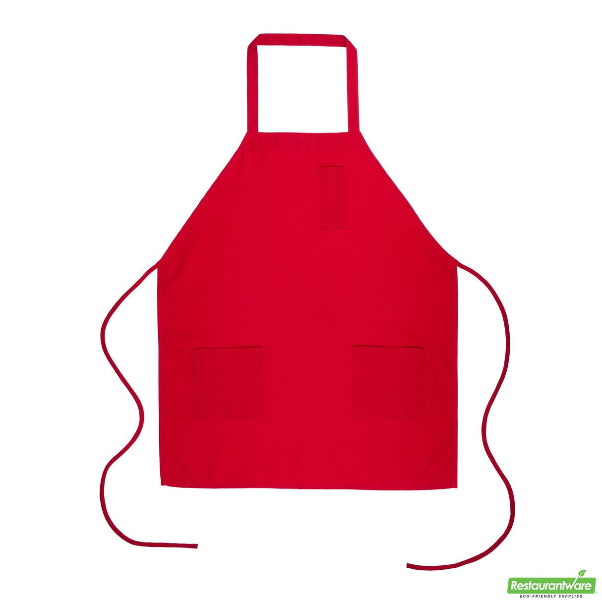 Aprons, Bib, RW Base 3-Pocket, Red, 32.50 x 27.50 Inch,1 - 1 EACH