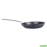 Pans, Fry, Met Lux 14 Inch, Carbon Steel, Black,6 - 1 EACH