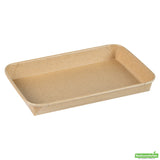 Containers, Sushi, Matsuri Vision 15 Ounce, Paper, Kraft, 8.75 x 5.50 x 1 Inch, Rectangular,50 - 1 EACH