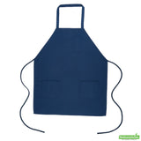 Aprons, Bib, RW Base 3-Pocket, Blue, 32.50 x 27.50 Inch,1 - 1 EACH
