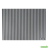 Food Wrap & Basket Liners, RW Base 15 x 11 Inch, Greaseproof Paper, Black & White Stripe,10 - 200 COUNT