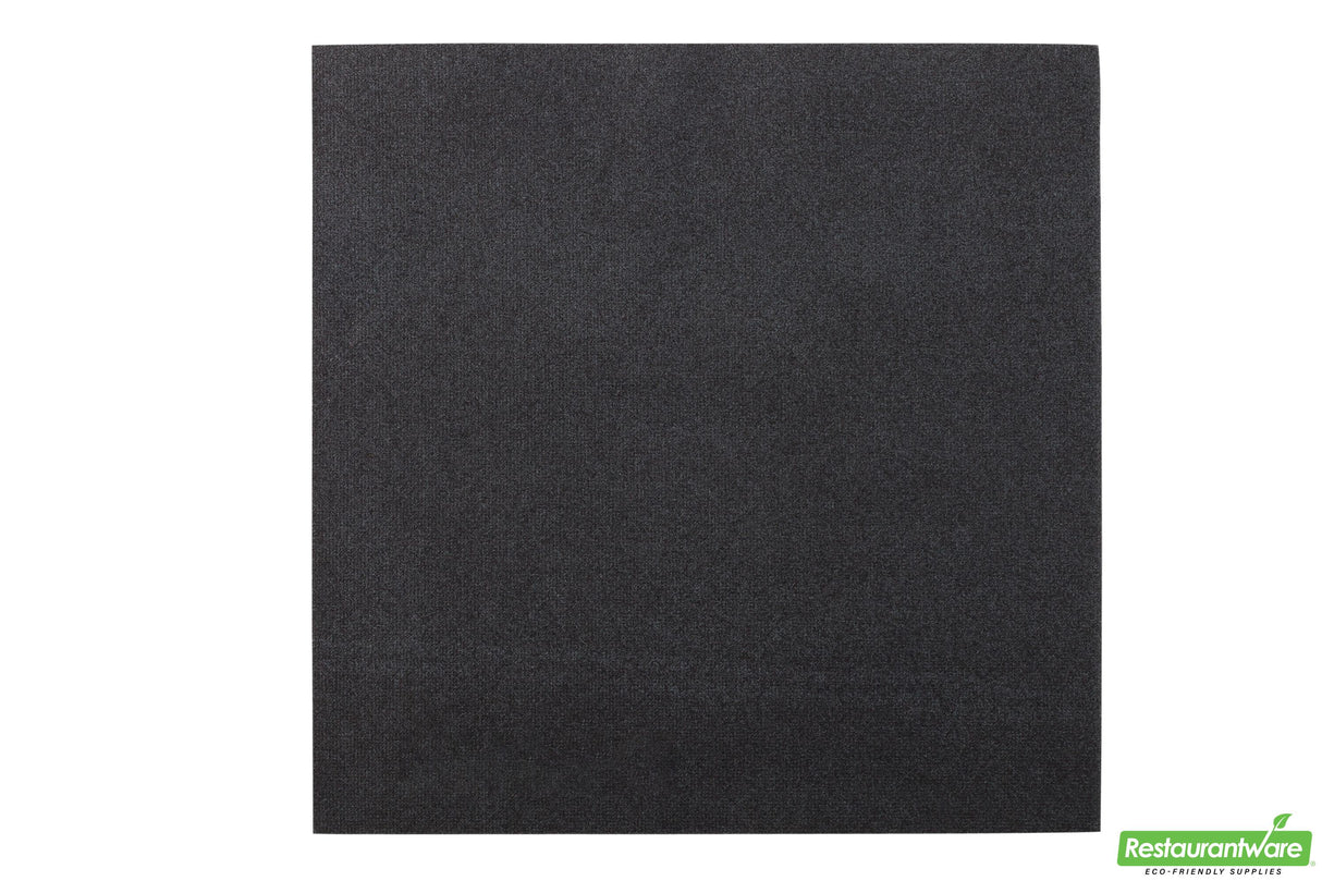 Napkins, Pure Black, 16 x 16 Inch, 16 Linear Inch,1 - 600 COUNT