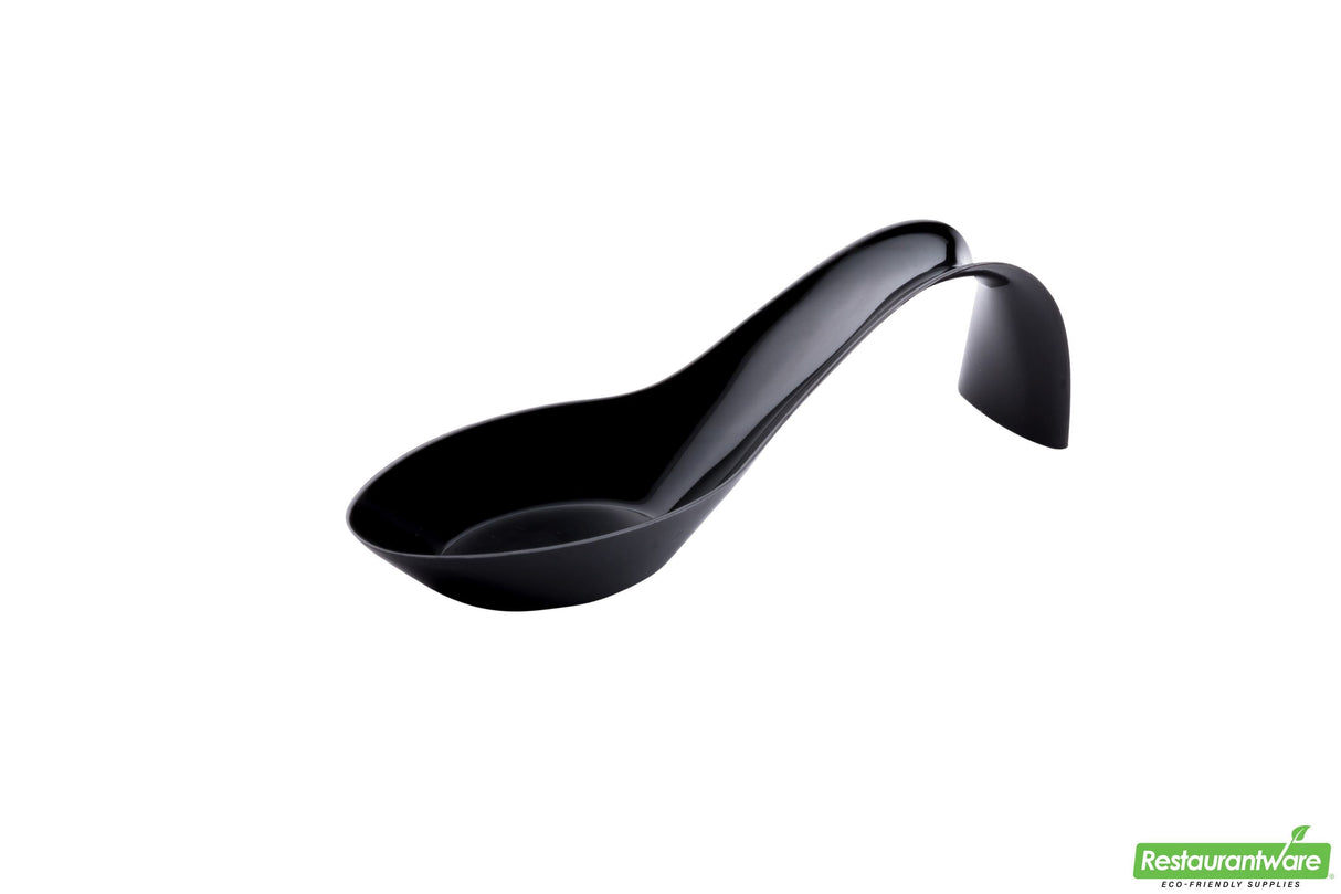 Spoons, Appetizer, 5 Inch, Plastic, Black Stiletto Design, Heavyweight, 5 Linear Inch,1 - 100 COUNT