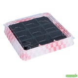 Lids, Bento Tek, Plastic, Clear, Square, for 17 Ounce Bento Box,50 - 1 EACH