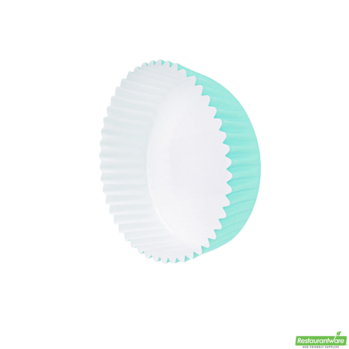 Cups, Baking, 4 Ounce, Paper, Turquoise, Ridged, 3.50 x 3.50 x 1 Inch, Round,200 - 1 EACH