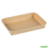 Containers, Sushi, Matsuri Vision 11 Ounce, Paper, Kraft, 7.25 x 5 x 1 Inch, Rectangular,50 - 1 EACH