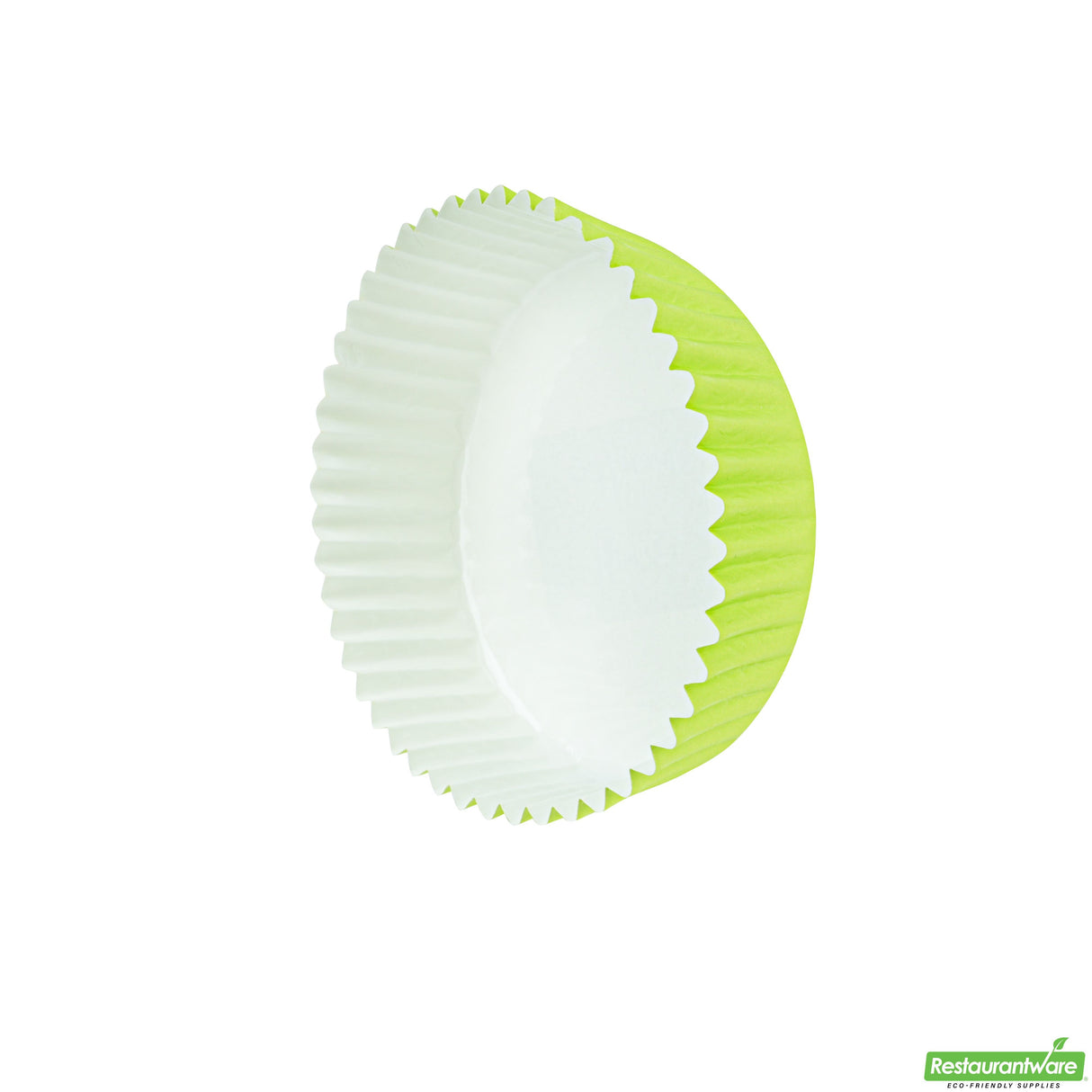 Cups, Baking, 4 Ounce, Paper, Eco Green, Ridged, 3.50 x 3.50 x 1 Inch, Round,200 - 1 EACH