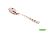Spoons, Plastic, Rose Gold, 4 Inch, 4 Linear Inch,1 - 500 COUNT