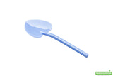 Spoons, Dessert, Love Shovel, Heavyweight Plastic, Periwinkle, 3.5 Inch, 3.5 Linear Inch,1 - 100 COUNT