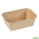 Containers, Sushi, Matsuri Vision 26 Ounce, Paper, Kraft, 6.50 x 4.75 x 2.25 Inch, Rectangular,50 - 1 EACH