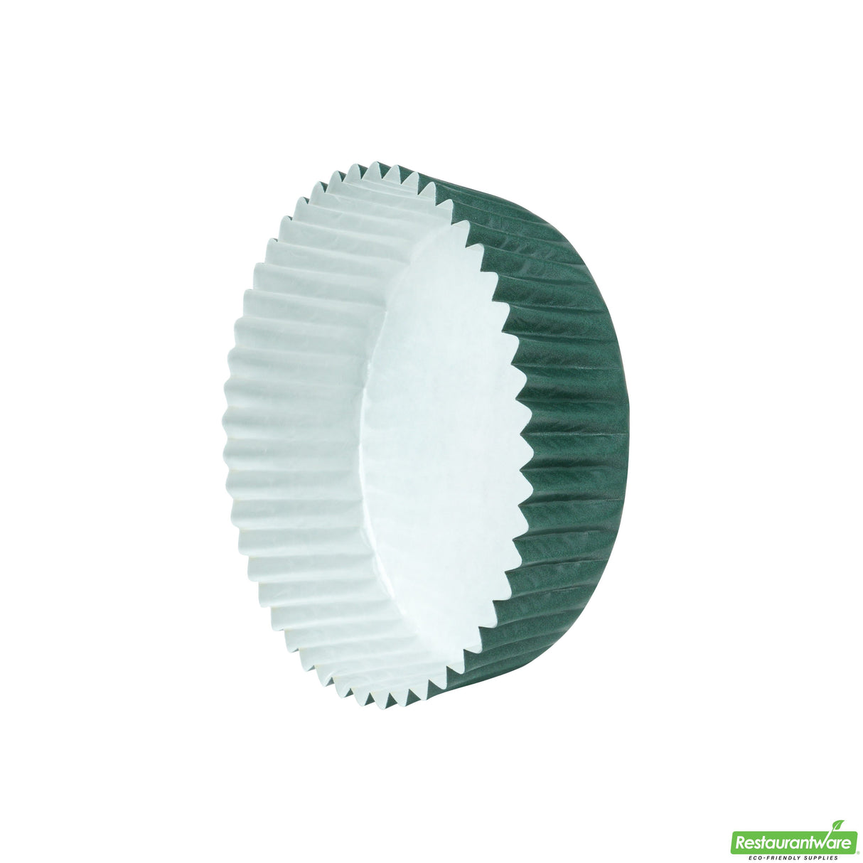 Cups, Baking, 4 Ounce, Paper, Forest Green, Ridged, 3.50 x 3.50 x 1 Inch, Round,200 - 1 EACH