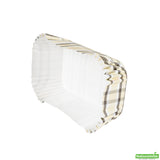 Cups, Baking, 5 Ounce, Paper, Plaid, Ridged, Large 4.50 x 2.50 x 1.25 Inch, Elliptical,200 - 1 EACH