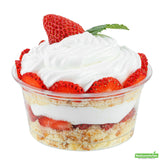 Cups, Dessert, RW Base 6 Ounce, Plastic, Clear, 3.75 x 3.75 x 1.75 Inch, Round,50 - 1 EACH