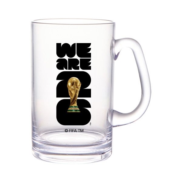 Mugs, 20 Ounce, Glass, 2026 World Cup Trophy,24 - 1 COUNT