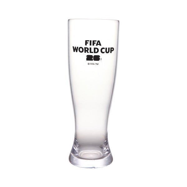 Glasses, Pilsner, 22 Ounce, World Cup, Black & White,24 - 1 COUNT